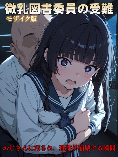【CG】微乳図書委員の受難 おじさんに汚され、理性が崩壊する瞬間 モザイク版【無料エロ漫画18禁】hitomi・momonga・raw